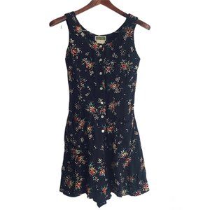 Vintage 80's Esprit floral romper size small